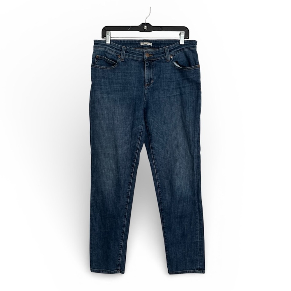 Eileen Fisher Straight Leg Organic Cotton Stretch Jeans Style F48D
